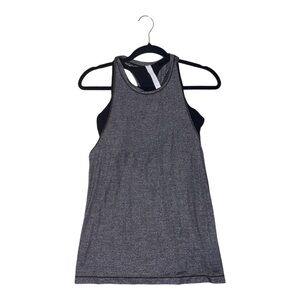 Lululemon Black Sports Tank with Attached Sports Bra - Size S, Activewear